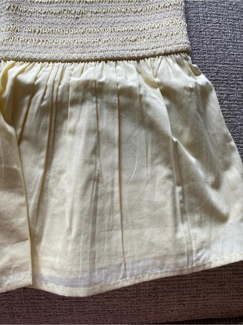 Abercrombie and Fitch 2-in1 Convertible Tank Top in Soft Yellow - Picture 5 of 9